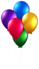 Colorful Balloons PNG Clip Art Image