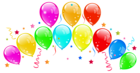 Decorative Balloons PNG Clipart Image