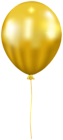 Gold Balloon Transparent Image