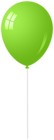 Green Balloon Stick PNG Transparent Clipart