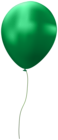 Green Single Balloon PNG Clip Art Image