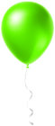 Green Single Balloon Transparent Clipart