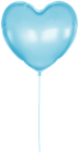 Heart Balloon Blue PNG Clipart