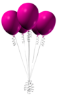 Pink Balloons PNG Clipart Image