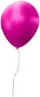Pink Single Balloon PNG Clip Art Image