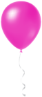 Pink Single Balloon Transparent Clipart