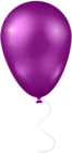 Purple Balloon Transparent PNG Clip Art Image