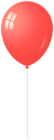 Red Balloon Stick PNG Transparent Clipart