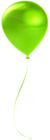 Single Lime Balloon Transparent Clip Art