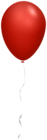 Single Red Balloon Transparent PNG Clipart