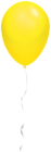 Single Yellow Balloon Transparent PNG Clipart