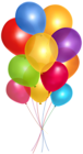 Transparent Multicolor Balloons PNG Clipart Picture