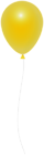 Yellow Balloon Transparent Clipart