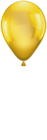 Yellow Balloon Transparent PNG Clipart