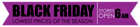 Black Friday Purple Banner PNG Clipart Image