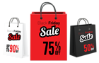 Black Friday Sale Bags PNG Clipart Image