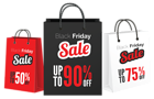 Black Friday Sale Bags PNG Clipart Picture