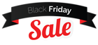 Black Friday Sale Banner PNG Clipart Image