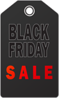 Black Friday Sale Tag PNG Clip Art Image