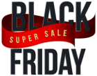 Black Friday Super Sale Transparent PNG Clip Art Image