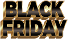 Black Friday Text PNG Clipart