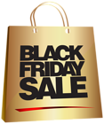 Gold Bag Black Friday Sale PNG Image Clipart