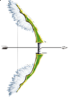 Bow with Wings Clipart
