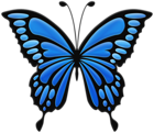 Blue Butterfly PNG Clip Art Image