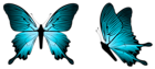 Blue Butterfly PNG Clipart Image | Gallery Yopriceville - High-Quality