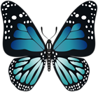 Blue Butterfly Transparent PNG Image