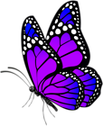 Butterfly Purple PNG Clip Art Image