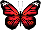 Butterfly Red Transparent PNG Clipart