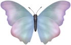 Butterfly Soft Blue PNG Clipart Image