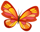Butterfly with Red PNG Image