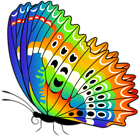 Colorful Butterfly PNG Clip Art Image