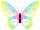 Colorful Butterfly Yellow PNG Transparent Clipart