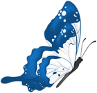 Flying Butterfly Blue PNG Transparent Clipart