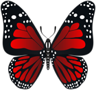 Red Butterfly Transparent PNG Image