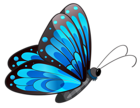 Transparent Blue Butterfly PNG Clipart