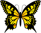 Yellow Butterfly Transparent PNG Image