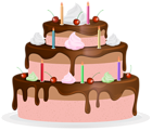 Birthday Cake Transparent Clip Art Image