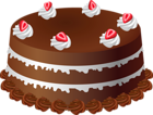 Chocolate Cake Art PNG Large Picture