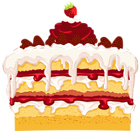 Strawberry Cake PNG Clipart