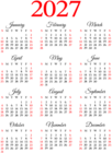 The page with this image: 2027 Calendar PNG Image,is on this link