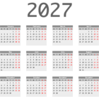 2027 PNG EU Calendar