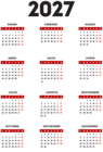 The page with this image: 2027 Spanish Calendar Transparent Red Black PNG Clipart,is on this link