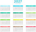 The page with this image: 2027 US Colors Calendar Clipart,is on this link