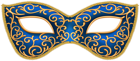 Blue Carnival Mask Transparent Image