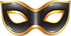Carnival Mask Black Transparent PNG Clip Art Image