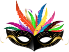 Carnival Mask PNG Transparent Clip Art Image